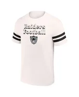 Men's Nfl x Darius Rucker Collection by Fanatics Cream Las Vegas Raiders Vintage-Like T-shirt