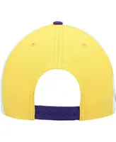 Men's New Era Purple Los Angeles Lakers Pop Panels 9FIFTY Snapback Hat