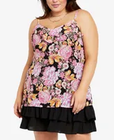 City Chic Plus Remy Print Cami