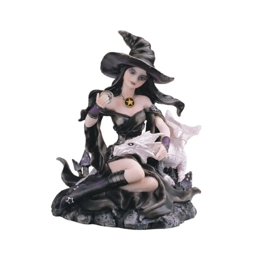 Fc Design 6H Sorceress Witch with Black and White Dragon Statue Fantasy  Decoration Figurine Home Decor Perfect Gift for House Warming, Holidays and  B
