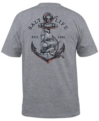 Salt Life Men's Voyager Short-Sleeve Graphic Pocket T-Shirt