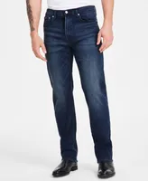 Calvin Klein Men's Standard Straight-Fit Stretch Jeans