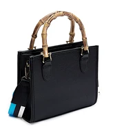 Like Dreams Kate Wooden Handle Western Strap Satchel