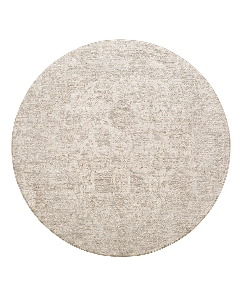 Livabliss Masterpiece High-Low Mpc-2300 6'7" x Round Area Rug