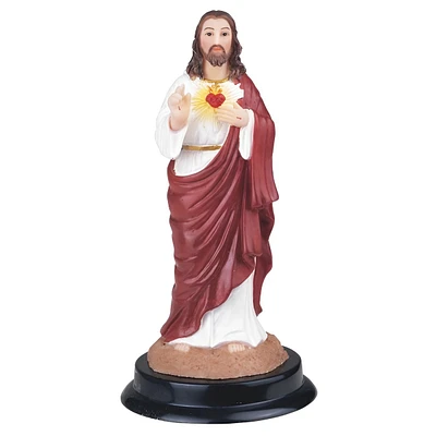 Fc Design 5"H Sacred Heart of Jesus Statue Holy Figurine Religious Decoration Home Decor Perfect Gift for House Warming, Holidays and Birthdays