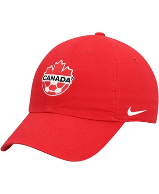 Men's Nike Red Canada Soccer Campus Adjustable Hat