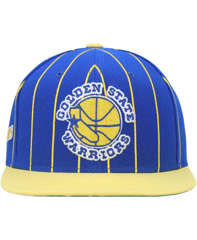 Golden State Warriors Mitchell & Ness Hardwood Classics Energy Re-Take  Speckle Brim Snapback Hat - Royal