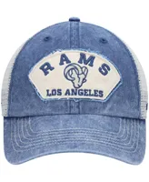 Men's '47 Brand Navy, White Los Angeles Rams Denali Trucker Clean Up Snapback Hat