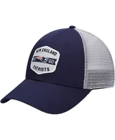 Men's Navy, White New England Patriots Gannon Snapback Hat