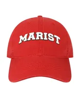 Men's Legacy Athletic Red Marist Red Foxes The Noble Arch Adjustable Hat