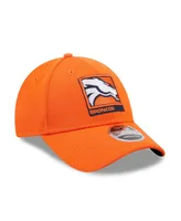 Men's New Era Orange Denver Broncos Framed Af 9FORTY Snapback Hat