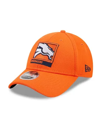 Men's New Era Orange Denver Broncos Framed Af 9FORTY Snapback Hat