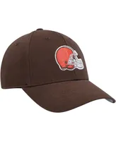 Preschool Boys and Girls '47 Brand Brown Cleveland Browns Team Logo Mvp Adjustable Hat