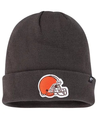 Men's '47 Brand Charcoal Cleveland Browns Secondary Cuffed Knit Hat