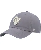 Men's '47 Brand Gray Los Angeles Rams Chasm Clean Up Adjustable Hat