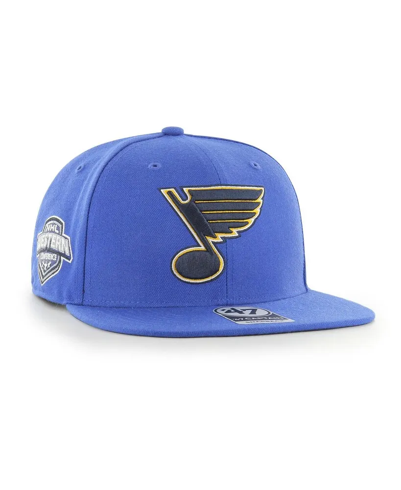 Men's '47 Brand Blue St. Louis Blues Sure Shot Captain Snapback Hat