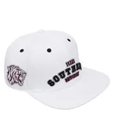 Men's Pro Standard White Texas Southern Tigers Evergreen Wool Snapback Hat