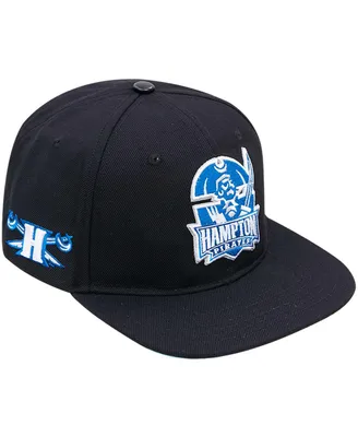 Men's Pro Standard Black Hampton Pirates Arch Over Logo Evergreen Snapback Hat