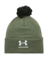 Men's Under Armour Green Auburn Tigers Freedom Collection Cuffed Knit Hat with Pom