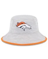 Men's New Era Gray Denver Broncos Game Bucket Hat