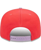 Men's New Era Red, Purple Los Angeles Dodgers Spring Basic Two-Tone 9FIFTY Snapback Hat