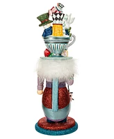 Kurt Adler 18" Hollywood Alice Teacup Hat Nutcracker