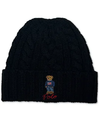 Polo Ralph Lauren Men's Cable-Knit Bear Cuff Hat