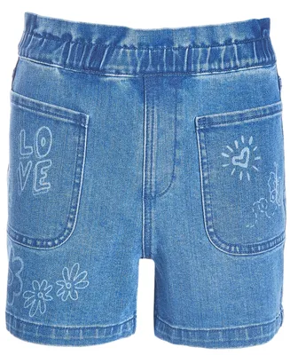 Epic Threads Little Girls Scribble Paperbag Shorts, Created for Macy's