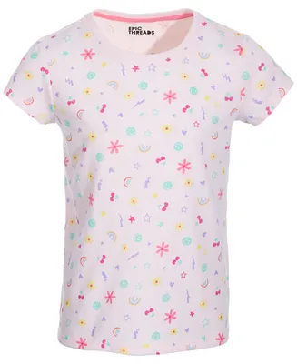 Epic Threads Toddler & Little Girls Doodle-Print T-Shirt, Created for Macy's