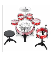 Sugift 11-Piece Kids Starter Drum Set