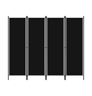 vidaXL 4-Panel Room Divider 78.7"x70.9