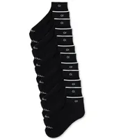 Calvin Klein Women's 6-Pk. Solid Cushion Quarter Socks