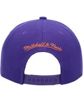 Men's Mitchell & Ness Purple Phoenix Suns Paint By Numbers Snapback Hat