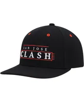 Men's Mitchell & Ness Black San Jose Clash Lofi Pro Snapback Hat