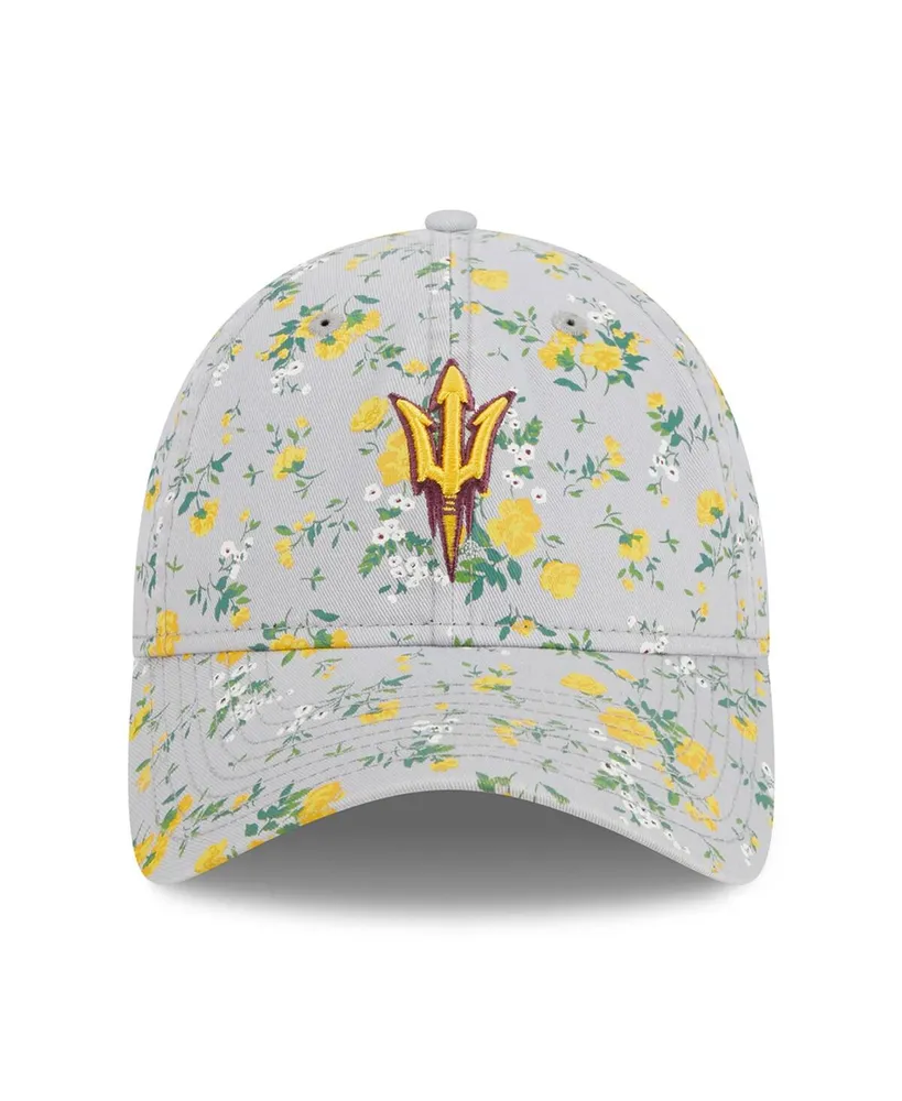 Women's New Era Gray Arizona State Sun Devils Bouquet 9TWENTY Adjustable Hat