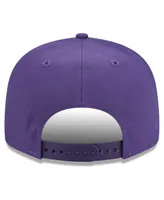 Men's New Era Purple Phoenix Suns Golden Tall Text 9FIFTY Snapback Hat