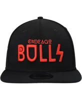 Men's New Era Black Chicago Bulls Rocker 9FIFTY Snapback Hat