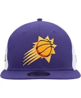 Men's New Era Purple Phoenix Suns Pop Panels 9FIFTY Snapback Hat