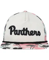 Men's New Era Cream Pitt Panthers High Tide Golfer Snapback Hat