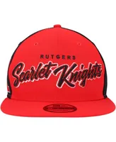 Men's New Era Scarlet Rutgers Scarlet Knights Outright 9FIFTY Snapback Hat