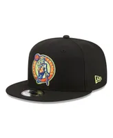 Men's New Era Black Boston Celtics Neon Pop 9FIFTY Snapback Hat