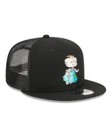 Men's New Era Black Rugrats Lil Trucker 9FIFTY Snapback Hat