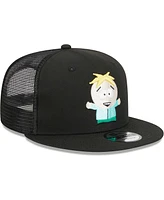 Men's New Era Black South Park Butters Trucker 9FIFTY Snapback Hat