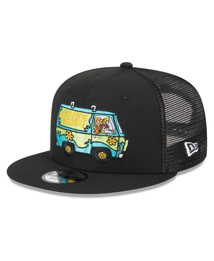 Men's New Era Black Scooby-Doo Mystery Machine Trucker 9FIFTY Snapback Hat