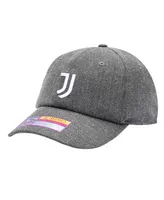 Men's Heather Black Juventus Berkeley Classic Adjustable Hat