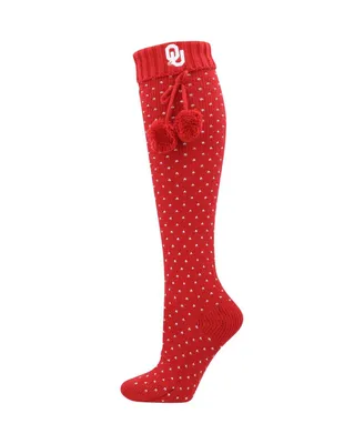 Women's ZooZatz Crimson Oklahoma Sooners Knee High Socks