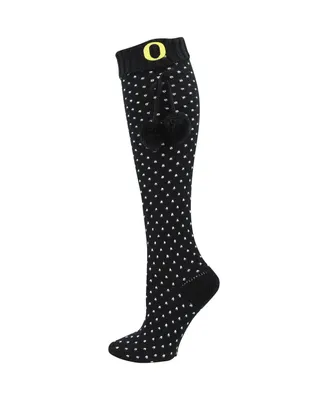 Women's ZooZatz Black Oregon Ducks Knee High Socks