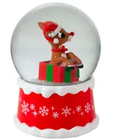 Kurt Adler 100mm Rudolph in Present Water Globe