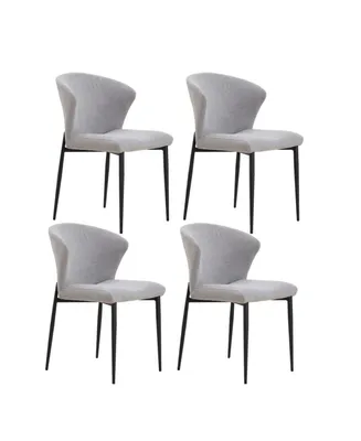 Simplie Fun Dining Chairs Set Of 4, Upholstered Side Chairsble Kitchen Chairs Accent Chair Cushion