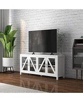 Homcom Tv Stand for Tv's Up to 58", Adjustable Shelves